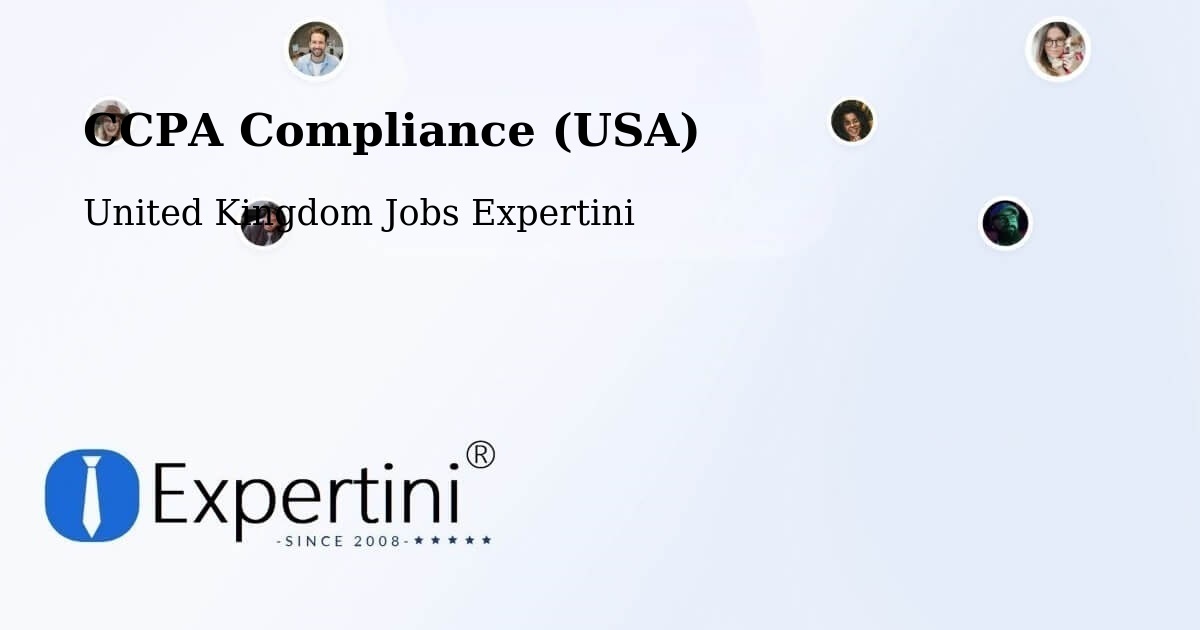 CCPA Compliance (USA) - United Kingdom Jobs Expertini