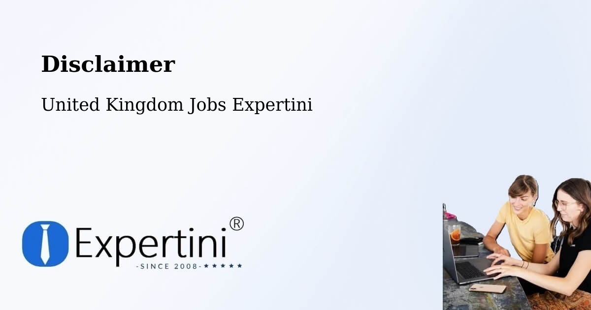 Disclaimer – Settle - United Kingdom Jobs Expertini