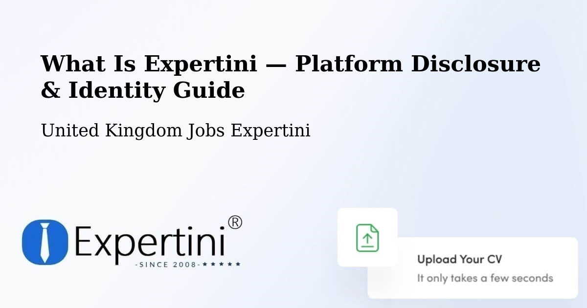 What Is Expertini — Platform Disclosure & Identity Guide – Settle